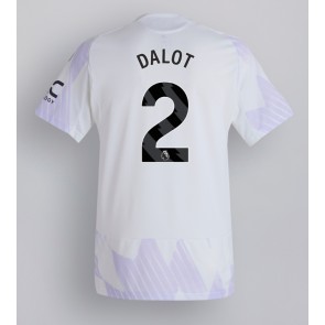 Manchester United Diogo Dalot #2 Replika Bortatröja 2025-26 Kortärmad